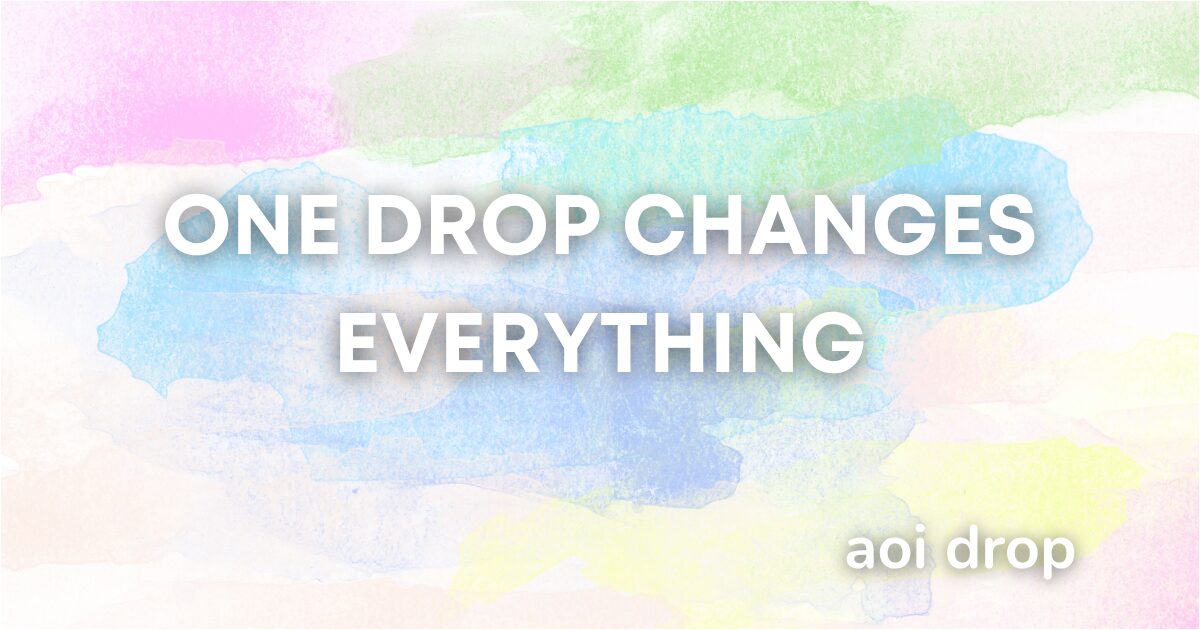 aoi dropってどんなお店？EtsyでTシャツと雑貨を販売しています